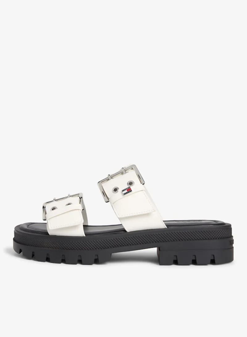 TOMMY JEANS Chunky Cleat Double Buckle Sandals
